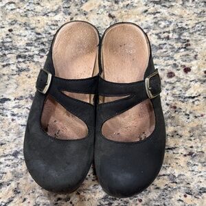 Black Women's Dansko with Buckle